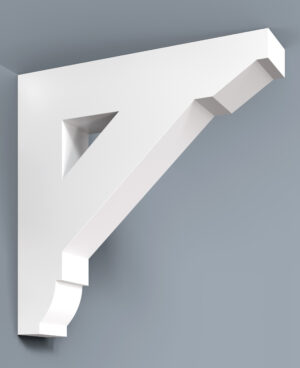 triangle pvc bracket design for homes | HB