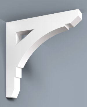 flat pvc bracket design for homes | HB