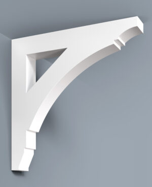 flat pvc bracket design for homes | HB