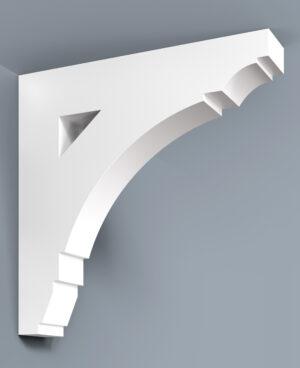flat pvc bracket design for homes | HB