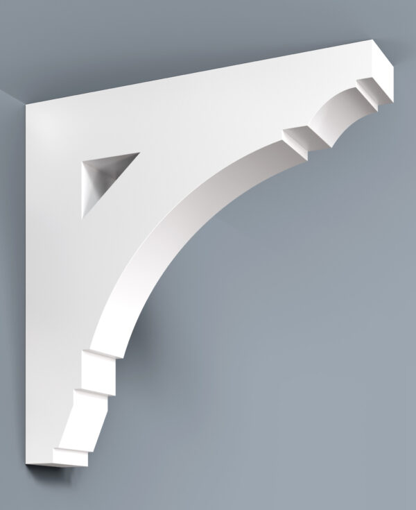 flat pvc bracket design for homes | HB