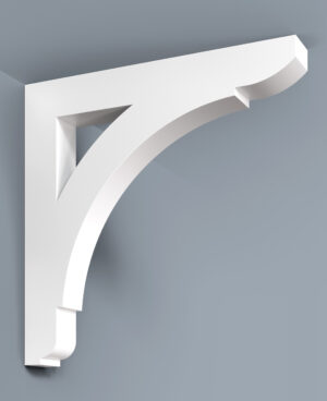 flat pvc bracket design for homes | HB