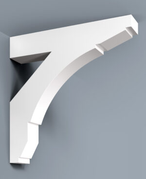long open pvc bracket for homes | HB