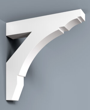 long open pvc bracket for homes | HB