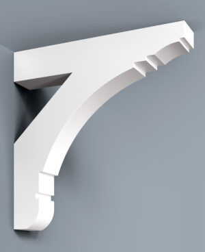 long open pvc bracket for homes | HB