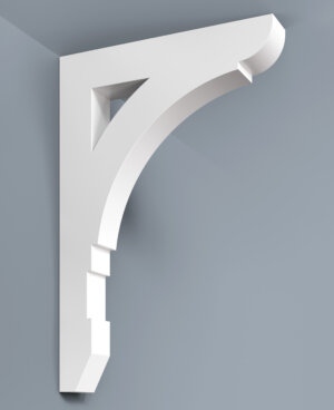 flat pvc bracket design for homes | HB