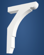 long open pvc bracket for homes | HB