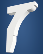 long open pvc bracket for homes | HB