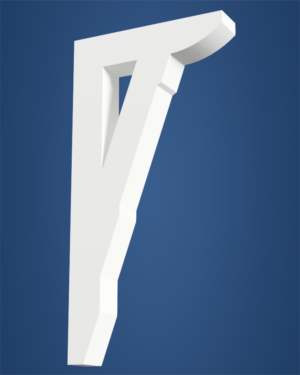 long triangle pvc bracket for homes | HB