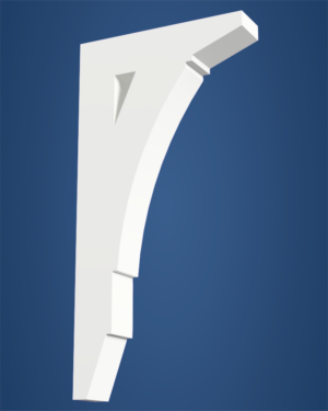 long open pvc bracket for homes | HB