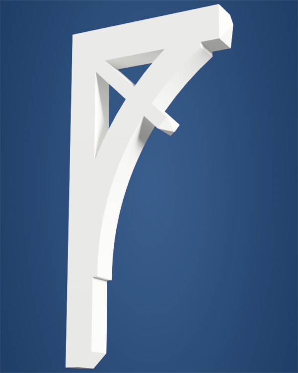 pointy pvc bracket for homes | HB