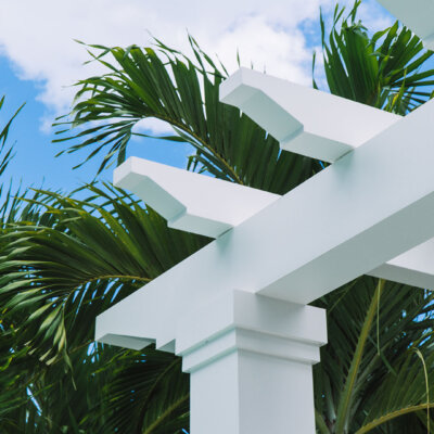 pvc pergola for florida home