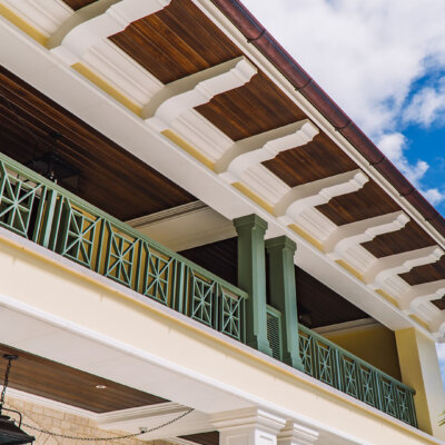 rafter tails on a miami home