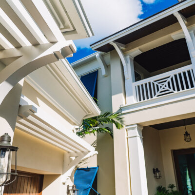 pvc brackets attached a soffit system by hardie boys inc