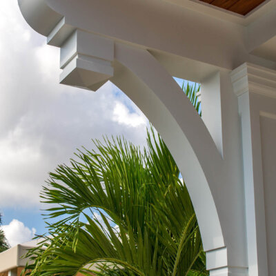 pvc brackets attached a soffit system by hardie inc
