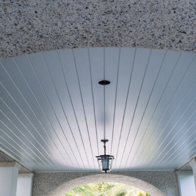 indoor Home design Soffit system. Soffit ceilings made by hardie boys inc