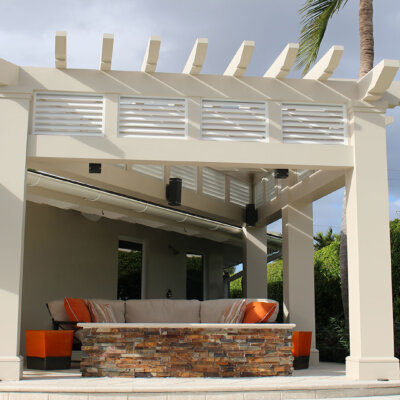 pergola for jacuzzi