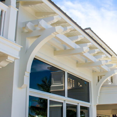 decorative brackets and decorative rafter tails