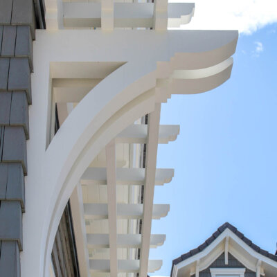 PVC Corbel also called a pvc bracket and Rafter tails