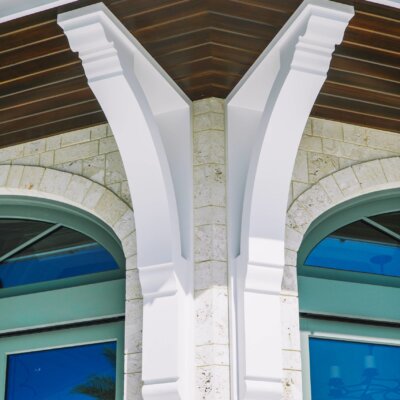 PVC Soffits with Brackets for Coastal Homes | HB