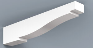 flat wavy rafter tail for coast homes | HB