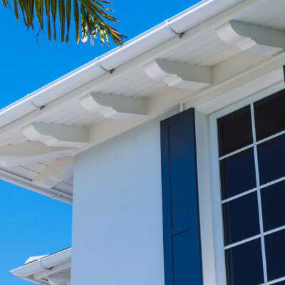 exposed pvc rafter tails
