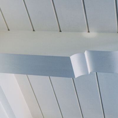 rafter tail on a soffit