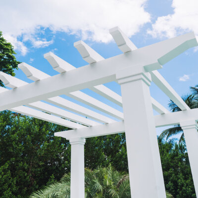 trellis made of pvc manufactured by hardie boys inc