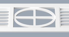 Cross Ellipse Louver for Coastal Homes | HB