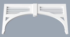 Semicircle Louver for Exterior Homes | HB