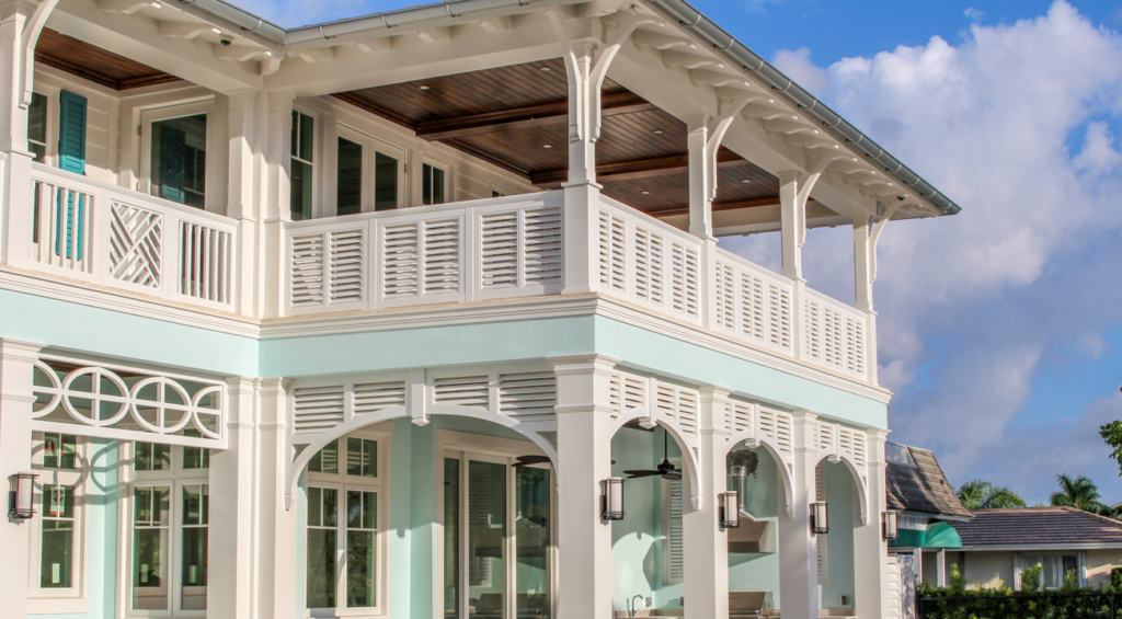 hb elements exterior millwork. Home with rafter tails, pvc brackets and other exterior trim.