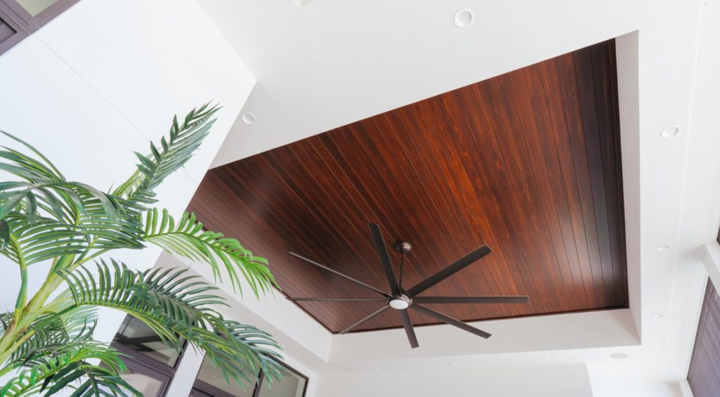 4. What are HB soffit ceilings made of?
