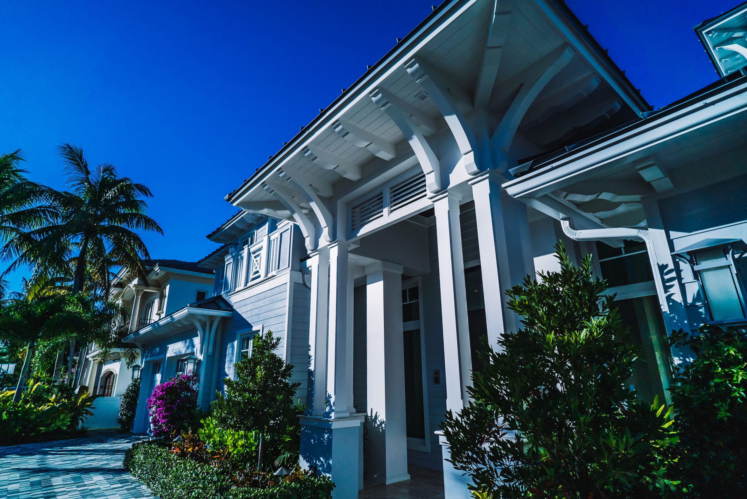 hb elements exterior millwork. Home with rafter tails, pvc brackets and other exterior trim.