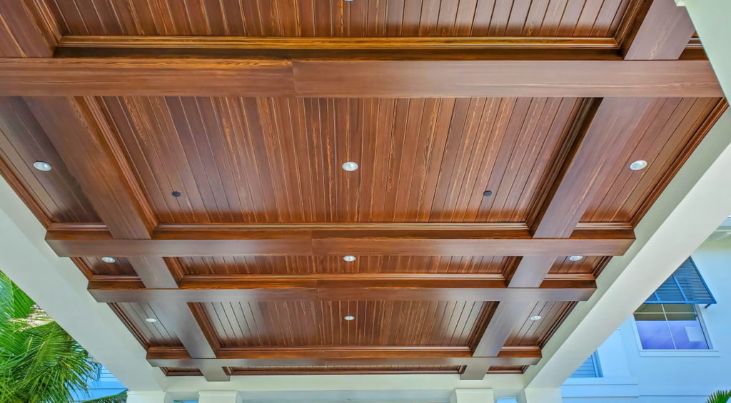 exterior wood and pvc staining using element stain series