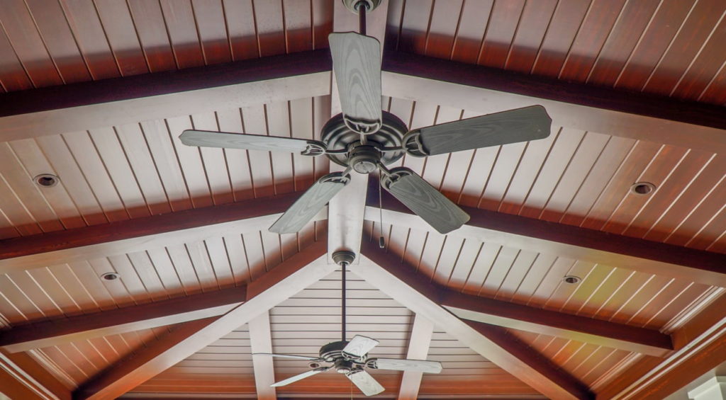 soffit ceiling with element stain series paint
