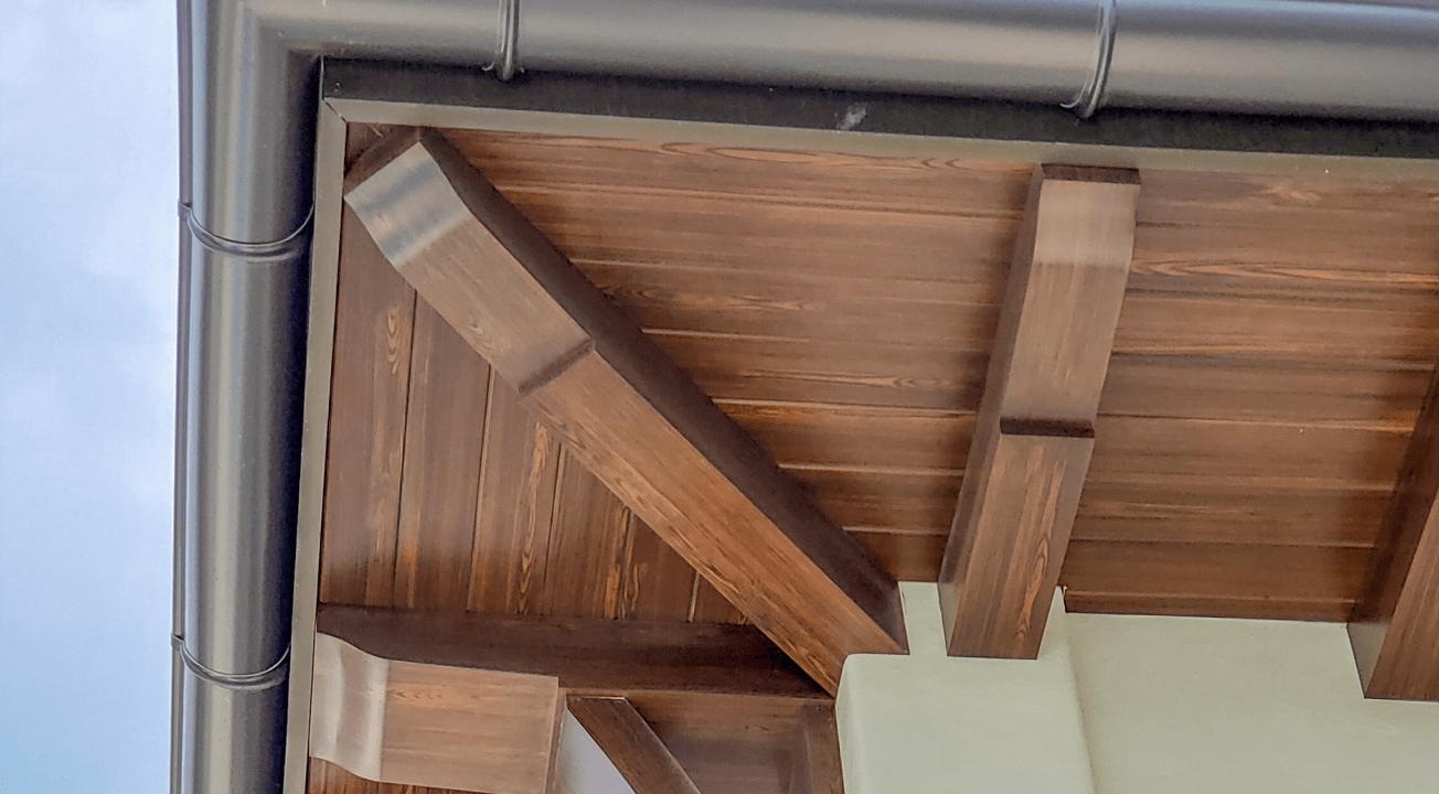 an idea for tongue and groove wood staining.
